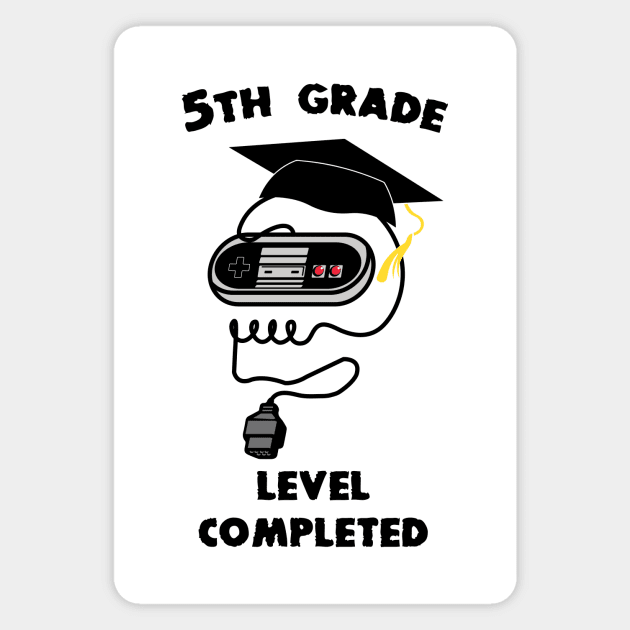 5th Grade Gamer Graduation Gift 2020 Magnet by Fashion Apparels